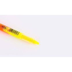 Highlighter/Overstregningstuscher 2 farver i 1 med en Skrivebredde p 2-5 mm bred i Orange og gul.