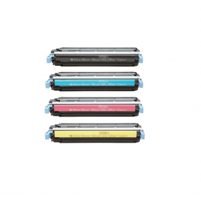 Sampack med 4 styk HP C9730-9731-9732-9733 Kompatibel med HP645. printer. 49000 sider v/5%.