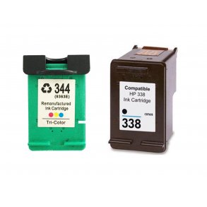 HP 338XL/344XL Sampack med en HP 338XL BK og en HP 344XL CMY. pakken indeholder helle 39ML.