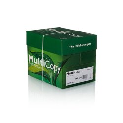 En kasse med Kopipapir standard A4 160 g / 250 ark pr. pk. (OBS LEVERES KUN MED GLS)