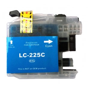 Brother LC 225XL bl kompatibel blkpatron med 15 ml.