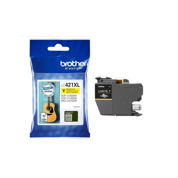  Brother Sampack med 4 styk LC 421XL originale blkpatron indeholder 40 ml.