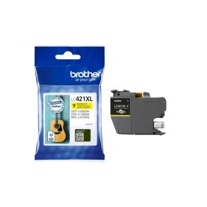 Brother LC 421XL Yellew (gul) originale blkpatron indeholder 10 ml.
