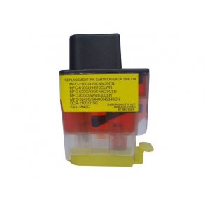 Brother LC 900XL Yellow (gul) kompatibel blkpatron indeholder 12ml.