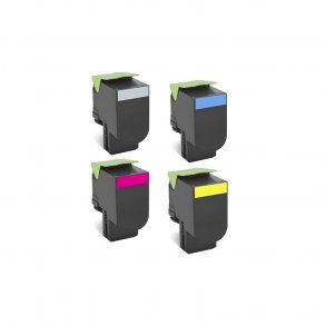 Lexmark CS 310/410/510 4styk Kompatibel toner med Lexmark.(printer 4,000/3,000 sider v/5%.)