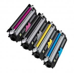 Pakke med 4 styk OKI 110/130BK-CMY er Kompatibel med OKT.(Printer 2,500 sider v/5%)