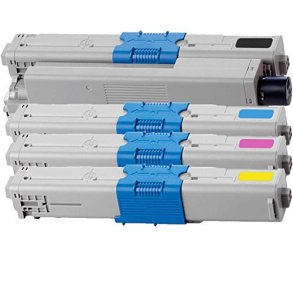 OKT 610BK-610C-610M-610Y kompatibel med OKI. Printer 8000/6000 sider v/5%.