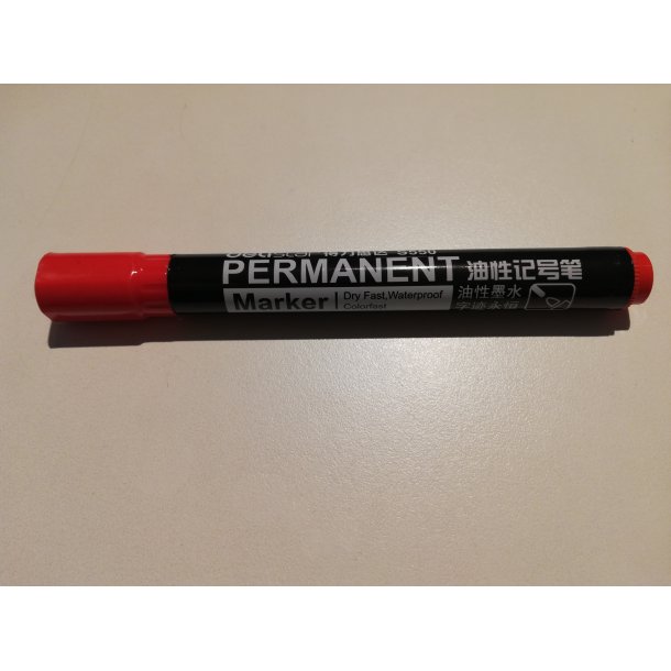 Permanent Marker i Rd.