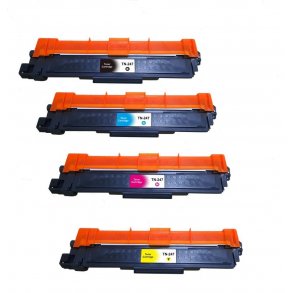 Brother Sampack med 4 styk TN 247 BK-C-M-Y printer 9900 sider v/5%.