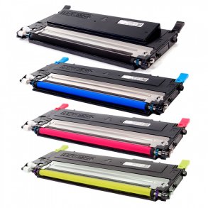 pakke med 4 styk CLP 310/315BK/CMY. Kompatibel med Samsung CLT-4092S printer 4500 sider v/5%