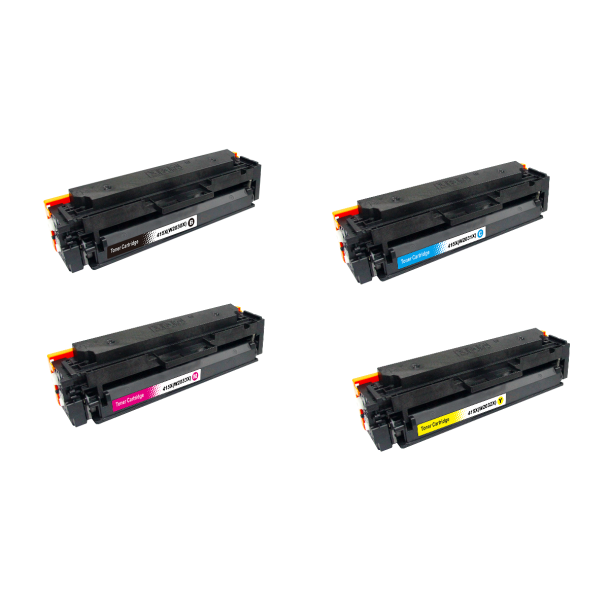 Sampack med 4styk Hp 415X/W2030-1-2-3X lasertoner er Kompatibel med Hp Original 415A.