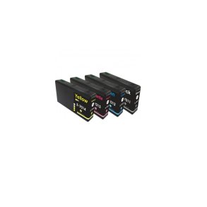  Sampack med 4 styk Epson T7011/12/13/14 kompatible blkpatroner indeholder 207 ml.