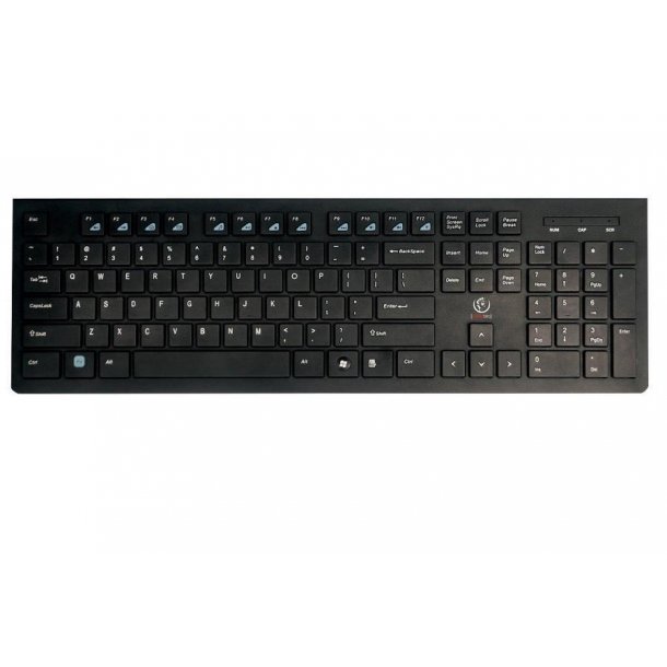 Tastatur Rebeltec Solid Vandtt tastatur med USBkabel p 1,5m lang.
