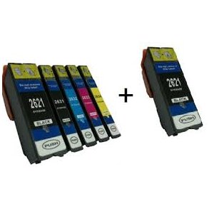 Sampack med 2 x 2621XL,1 x 2631XL,2632XL,2633XL,2634XL. Erstatter Epson indholder 74ml.