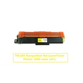 Brother TN 248 Yellew (gul) 1000 sider v/5% Lasertoner er Kompatibel med Brother TN248.
