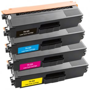 Sampack med 4 styk TN 325BK-TN 325C-TN 325M-TN 325Y-(printer 16500 sider v/5%)