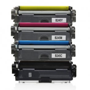 Brother Sampack  4 styk TN 241BK TN 245C TN 245M TN 245Y Kompatibel printer 9100 v/5%.